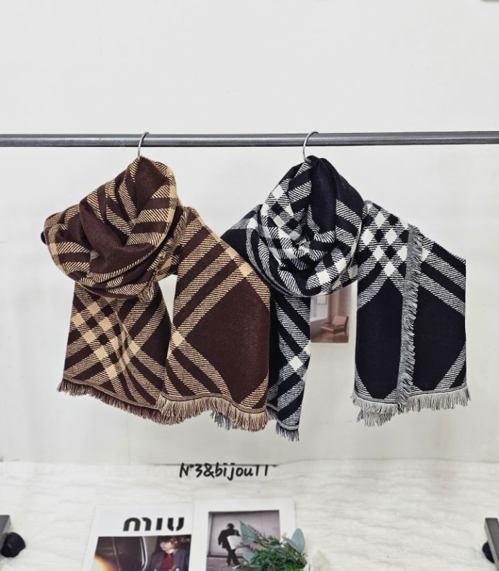 N3東大門㊣直郵女裝新品人氣25秋冬時尚推薦職業休閑圍巾披肩N3圍巾/披肩