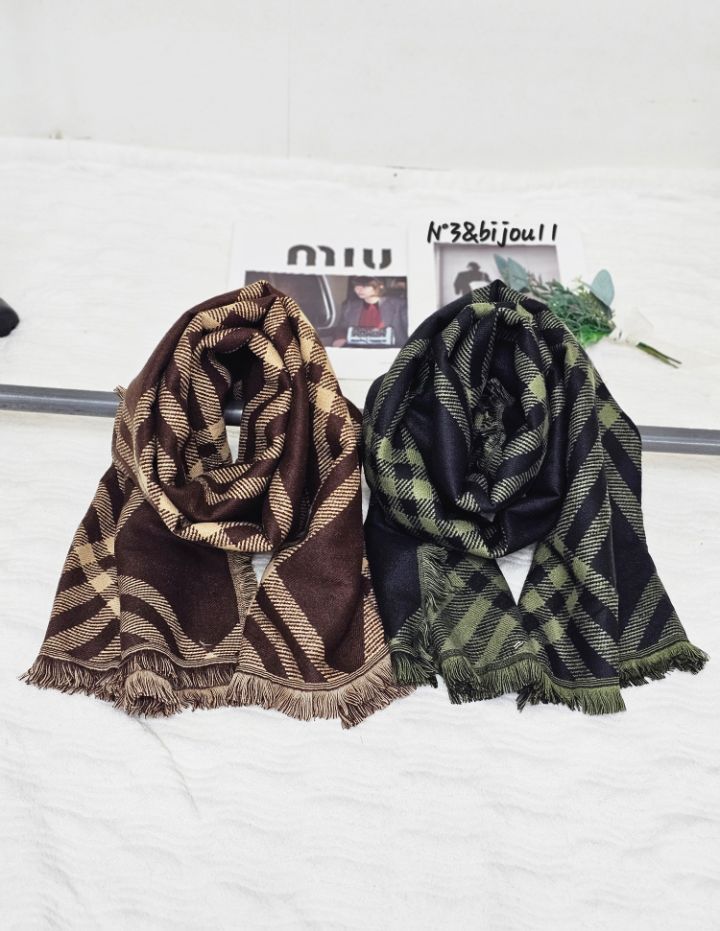 N3東大門㊣直郵女裝新品人氣25秋冬時尚推薦職業休閑圍巾披肩N3圍巾/披肩