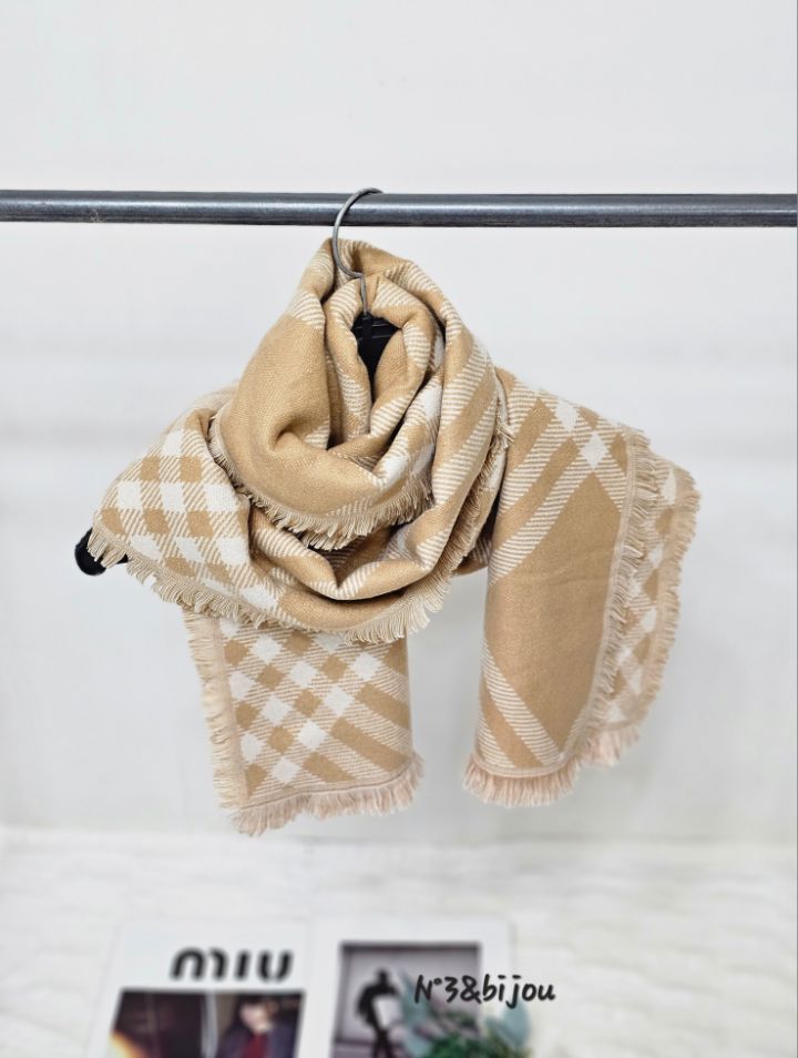 N3東大門㊣直郵女裝新品人氣25秋冬時尚推薦職業休閑圍巾披肩N3圍巾/披肩圖色3