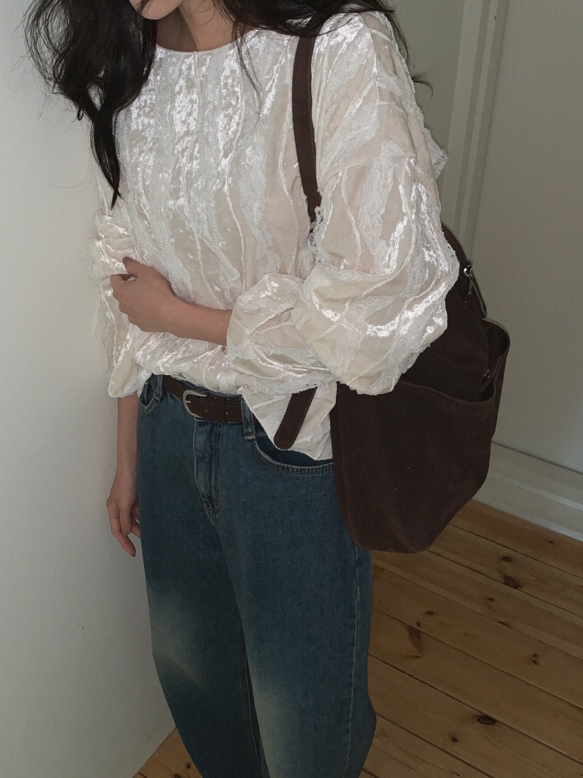 MOSMOS韓國直郵㊣女裝新款推薦25秋冬人氣時尚長袖T恤天鵝絨MOSMOS長袖T恤