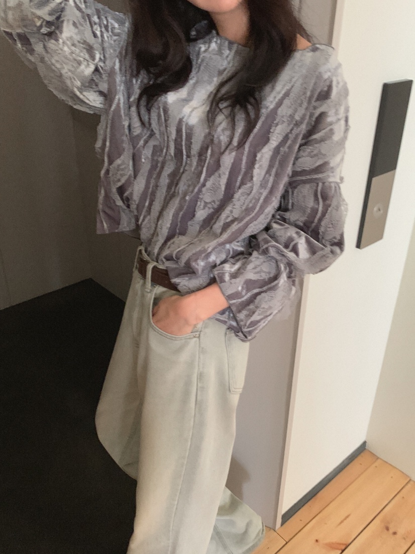 MOSMOS韓國直郵㊣女裝新款推薦25秋冬人氣時尚長袖T恤天鵝絨MOSMOS長袖T恤