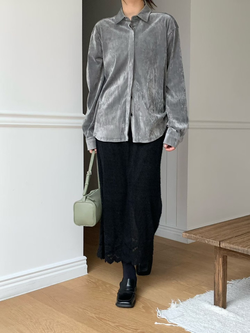 BINUS東大門㊣實拍女士新品推薦人氣熱賣25秋冬半身裙中短裙蕾絲BINUS半身裙/中短裙