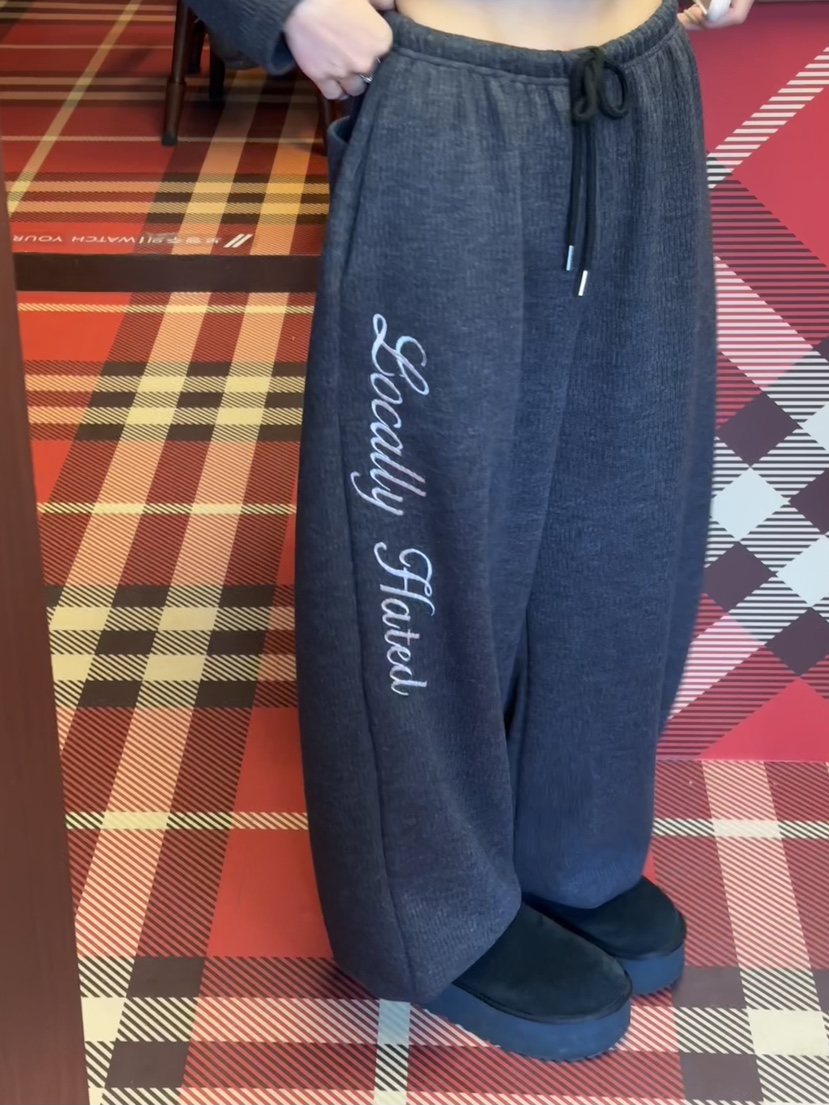 ZEROZERO東大門㊣實拍女士新品人氣25秋冬熱賣時尚休閑褲羊毛ZEROZERO休閑褲圖色2