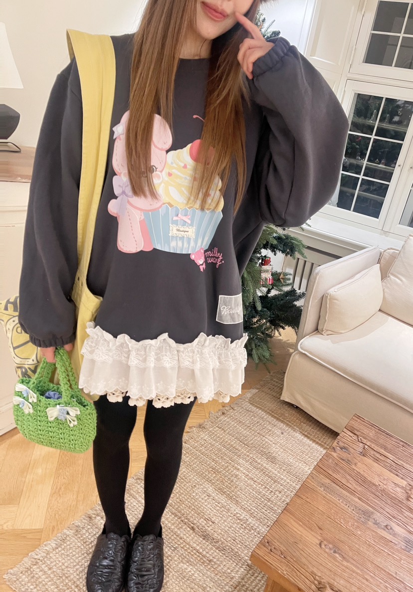 BOUTIQUE-L東大門㊣直郵女士新品時尚職業25秋冬真品休閑衛衣BOUTIQUE-L衛衣