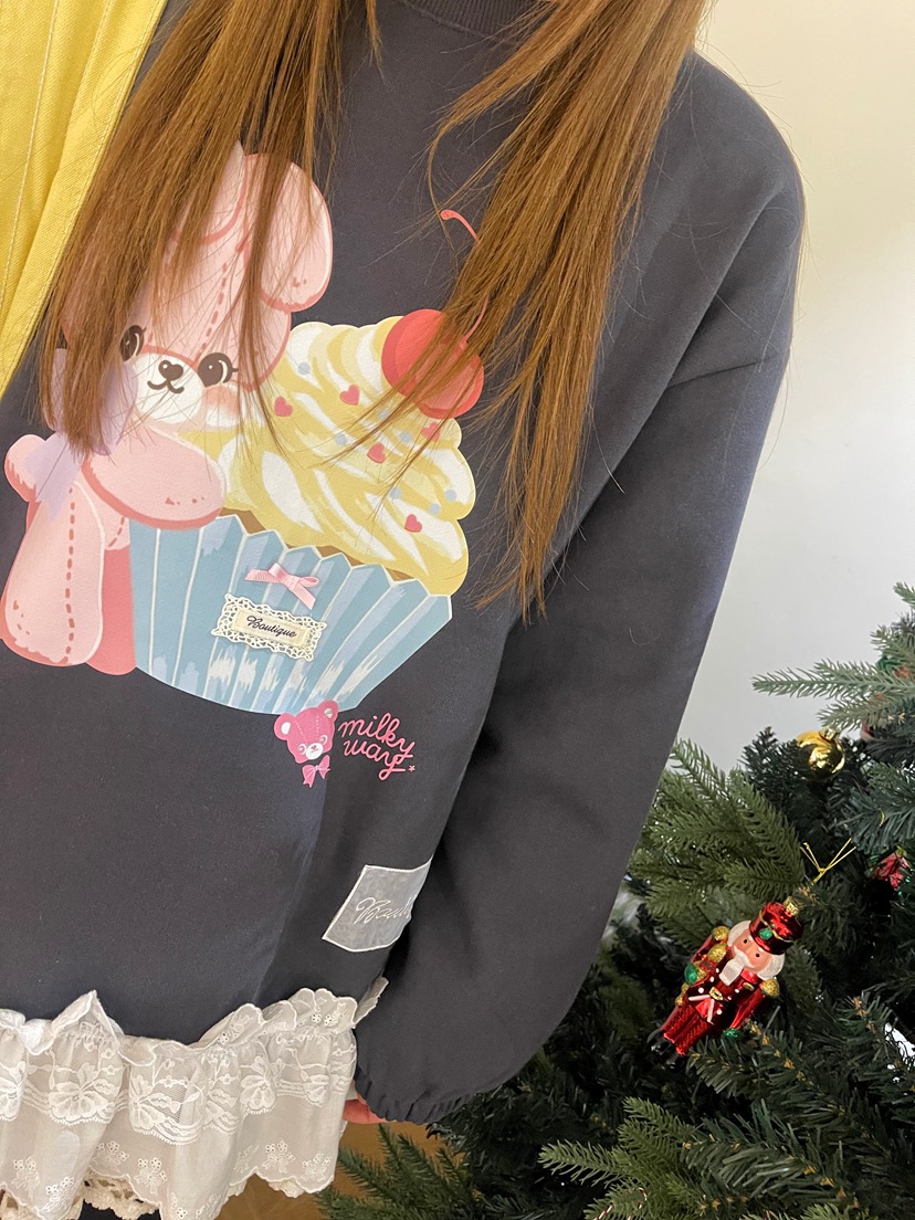 BOUTIQUE-L東大門㊣直郵女士新品時尚職業25秋冬真品休閑衛衣BOUTIQUE-L衛衣