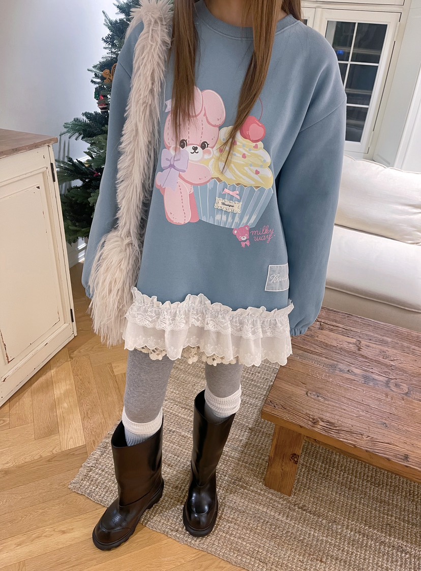 BOUTIQUE-L東大門㊣直郵女士新品時尚職業25秋冬真品休閑衛衣BOUTIQUE-L衛衣