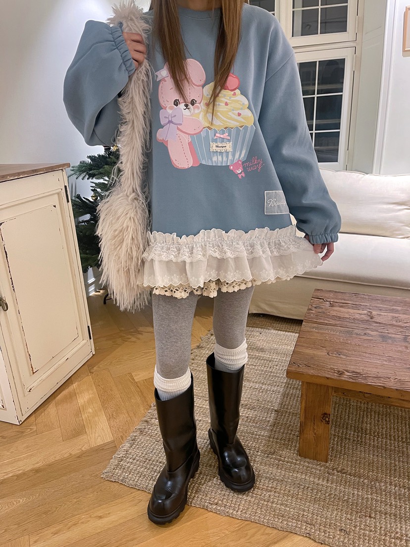 BOUTIQUE-L東大門㊣直郵女士新品時尚職業25秋冬真品休閑衛衣BOUTIQUE-L衛衣