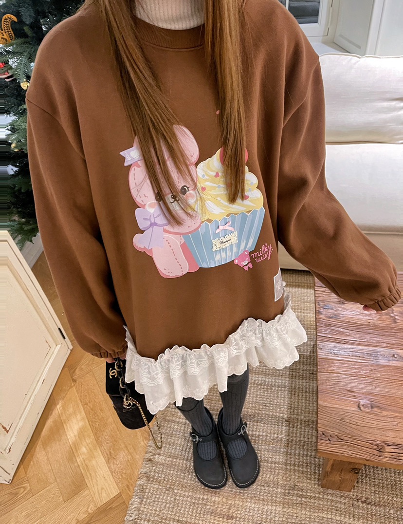 BOUTIQUE-L東大門㊣直郵女士新品時尚職業25秋冬真品休閑衛衣BOUTIQUE-L衛衣