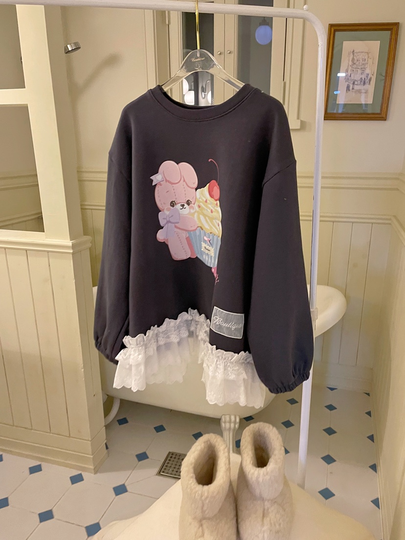 BOUTIQUE-L東大門㊣直郵女士新品時尚職業25秋冬真品休閑衛衣BOUTIQUE-L衛衣圖色3