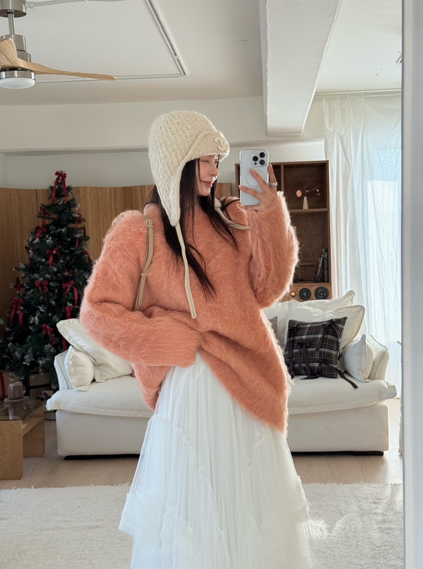 DENVER東大門㊣實拍女裝新品休閑真品推薦職業針織衫不含腰帶DENVER針織衫圖色1