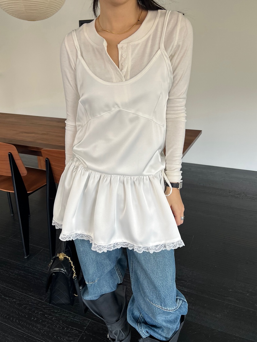 SOLAR東大門㊣代購女裝新款休閑職業人氣推薦真品連衣裙蕾絲SOLAR連衣裙