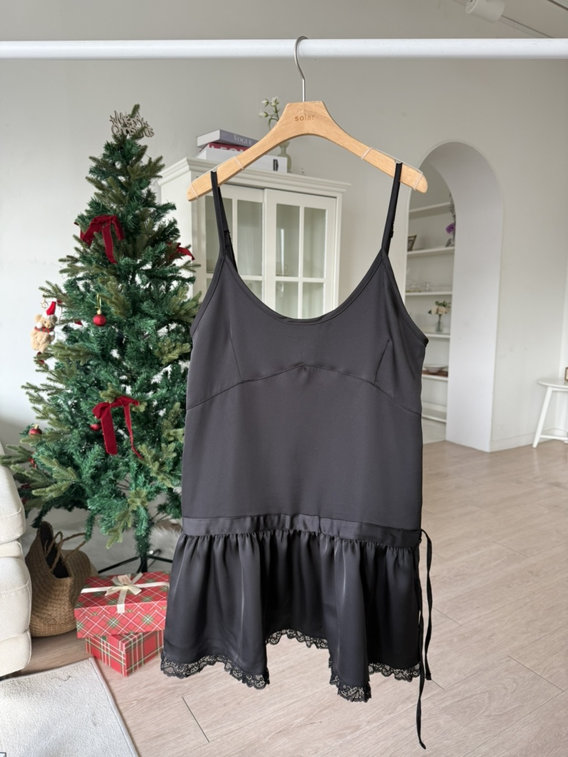 SOLAR東大門㊣代購女裝新款休閑職業人氣推薦真品連衣裙蕾絲SOLAR連衣裙圖色2