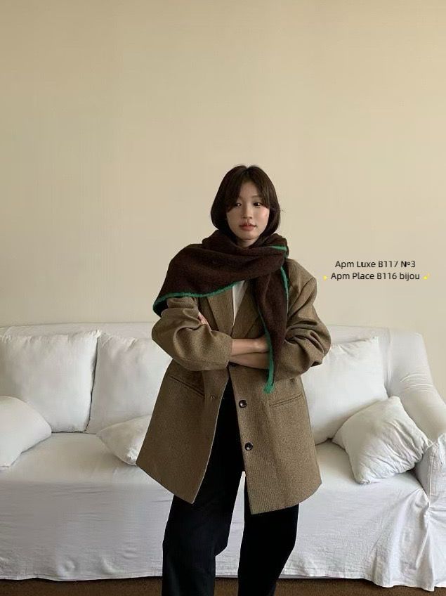 N3東大門㊣直郵女士新款推薦25秋冬人氣休閑熱賣時尚圍巾披肩N3圍巾/披肩