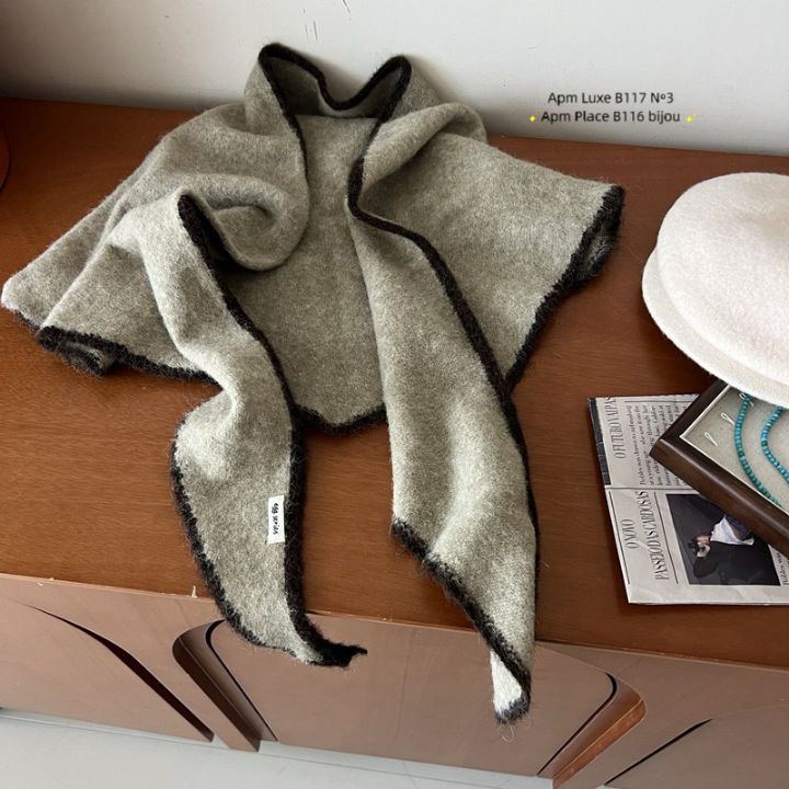 N3東大門㊣直郵女士新款推薦25秋冬人氣休閑熱賣時尚圍巾披肩N3圍巾/披肩圖色3