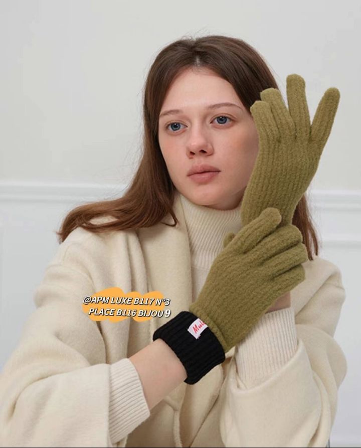 N3東大門㊣實拍女裝新款職業25秋冬時尚休閑熱賣真品手套羊毛N3手套