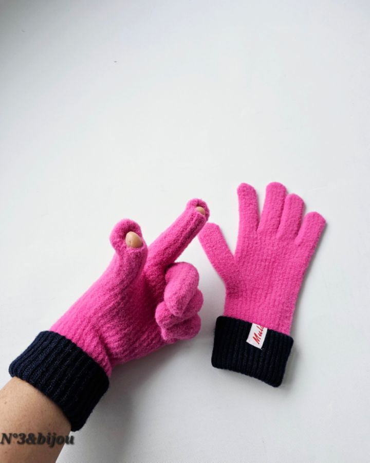 N3東大門㊣實拍女裝新款職業25秋冬時尚休閑熱賣真品手套羊毛N3手套