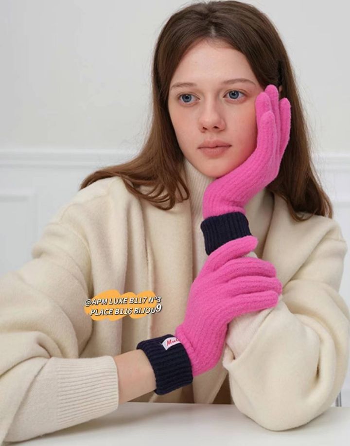 N3東大門㊣實拍女裝新款職業25秋冬時尚休閑熱賣真品手套羊毛N3手套