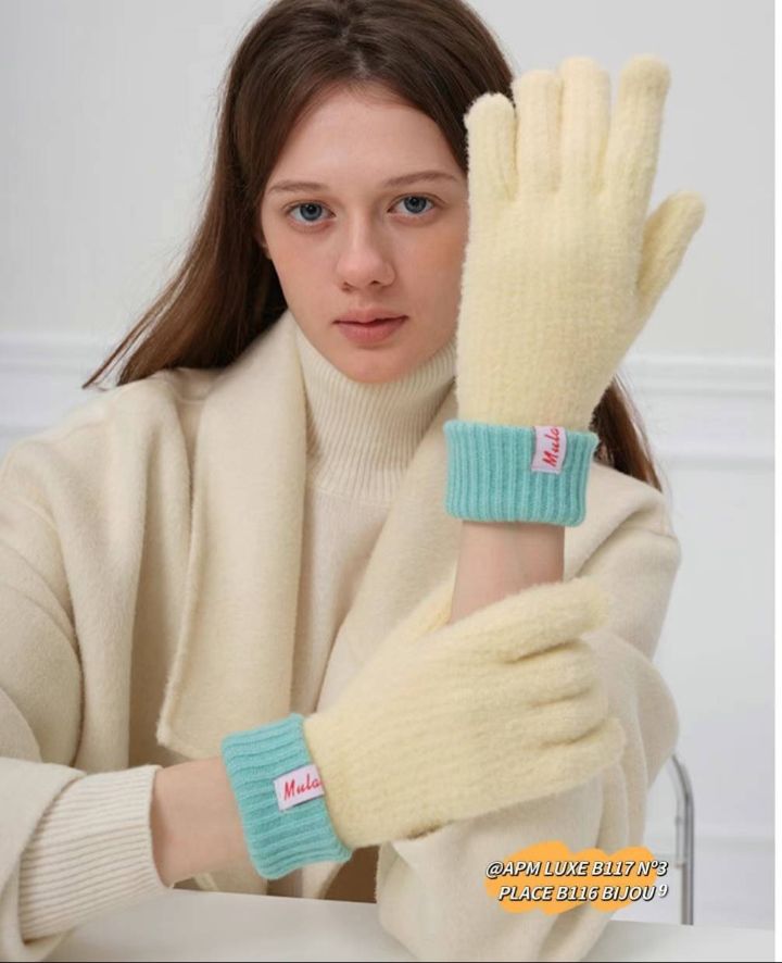 N3東大門㊣實拍女裝新款職業25秋冬時尚休閑熱賣真品手套羊毛N3手套