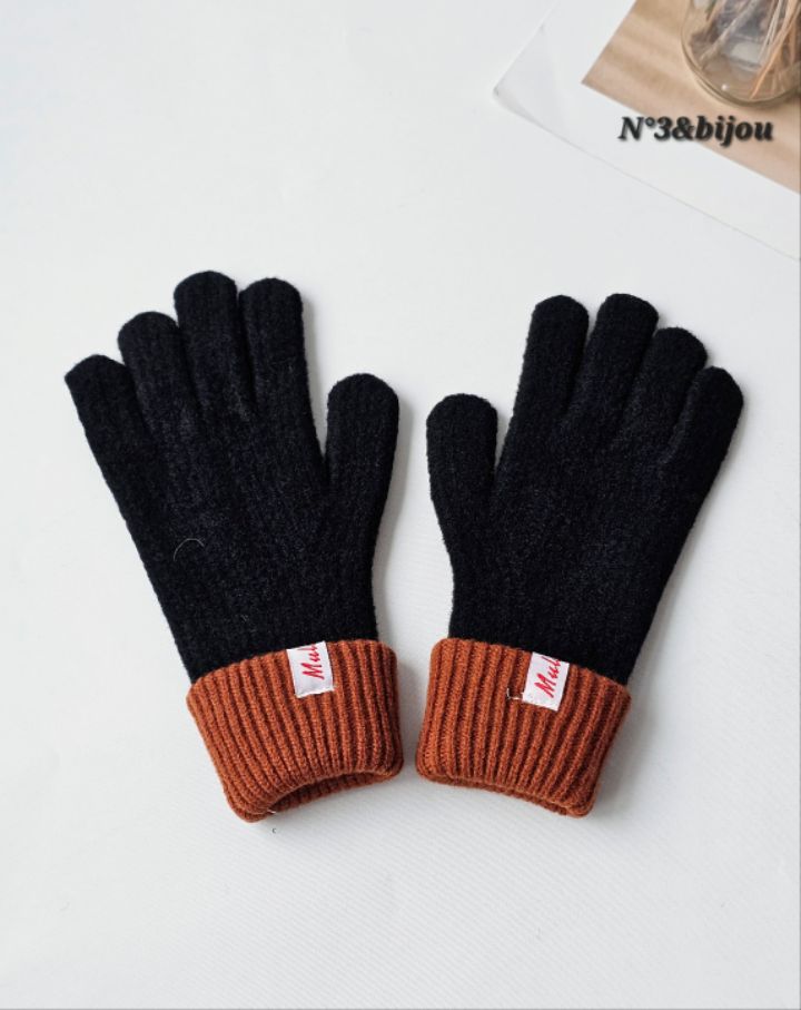 N3東大門㊣實拍女裝新款職業25秋冬時尚休閑熱賣真品手套羊毛N3手套圖色1