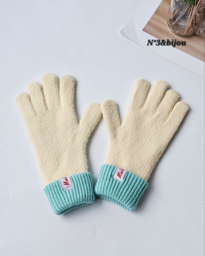 N3東大門㊣實拍女裝新款職業25秋冬時尚休閑熱賣真品手套羊毛N3手套圖色3