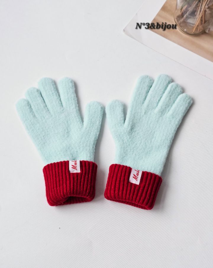 N3東大門㊣實拍女裝新款職業25秋冬時尚休閑熱賣真品手套羊毛N3手套圖色4