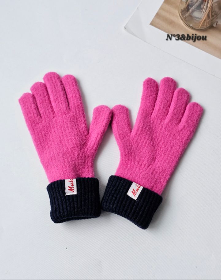 N3東大門㊣實拍女裝新款職業25秋冬時尚休閑熱賣真品手套羊毛N3手套圖色5