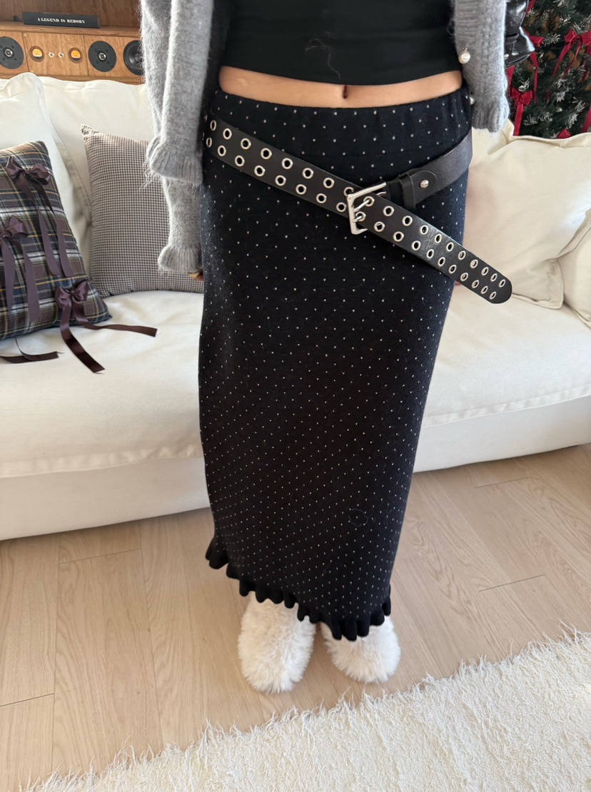 DENVER東大門㊣代購女裝新品真品25秋冬推薦職業長裙不含腰帶DENVER長裙