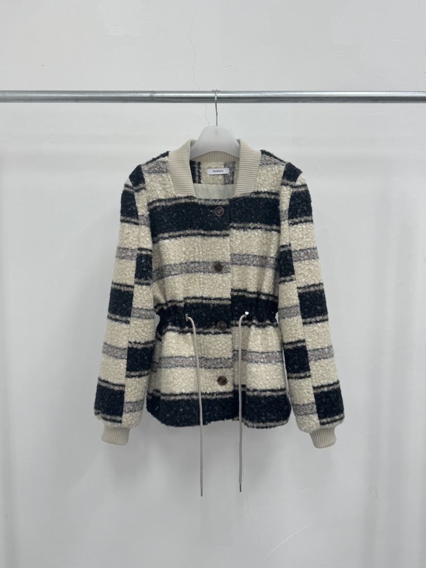 MOSMOS東大門㊣代購女士新款真品休閑熱賣25秋冬中長款大衣MOSMOS中長款大衣圖色1