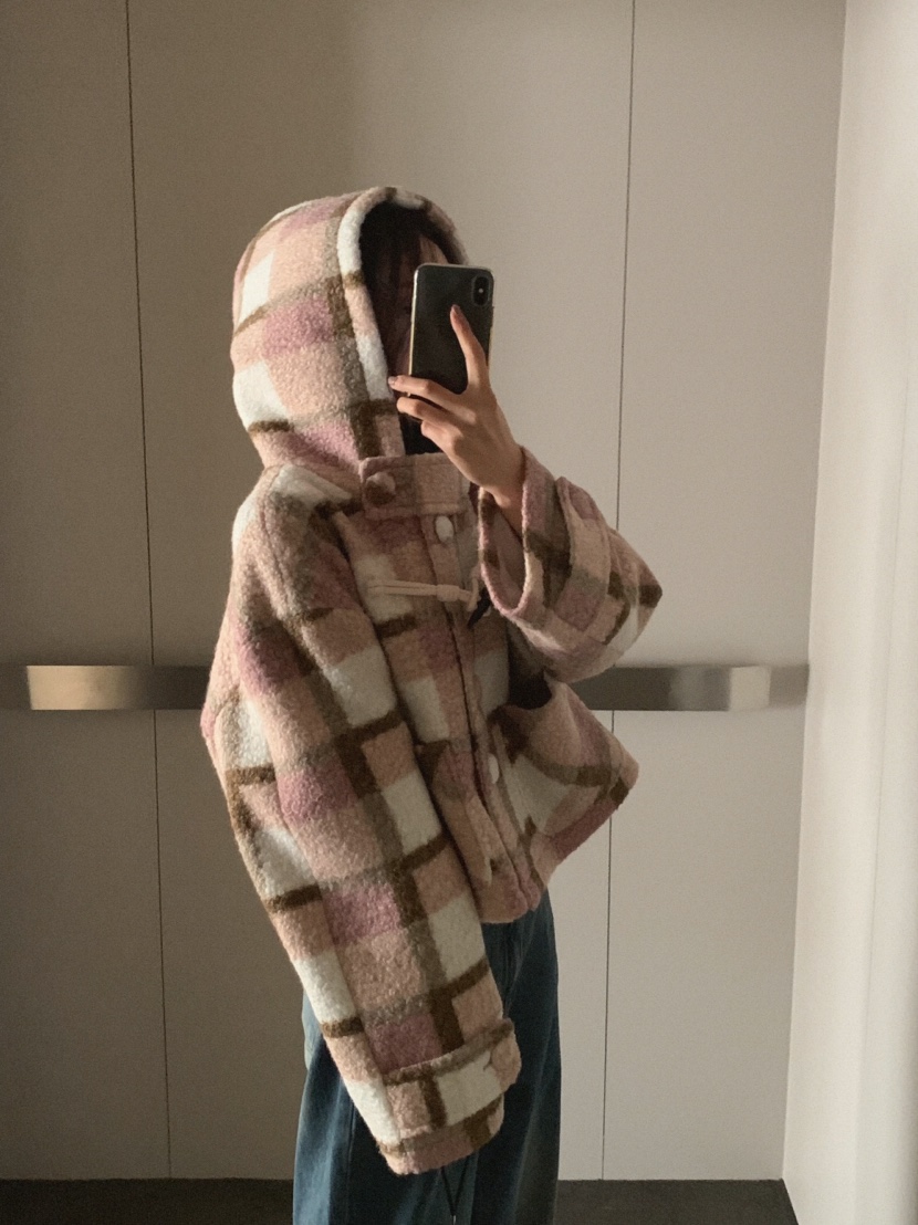 MOSMOS韓國代購㊣女士新款熱賣推薦25秋冬人氣時尚短款大衣MOSMOS短款大衣