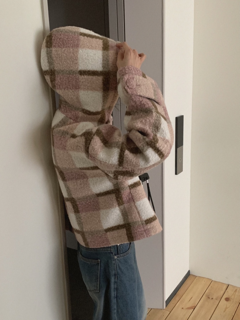 MOSMOS韓國代購㊣女士新款熱賣推薦25秋冬人氣時尚短款大衣MOSMOS短款大衣