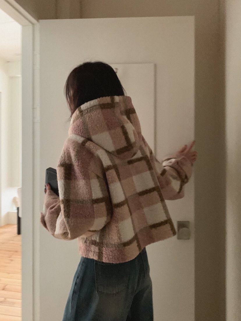 MOSMOS韓國代購㊣女士新款熱賣推薦25秋冬人氣時尚短款大衣MOSMOS短款大衣