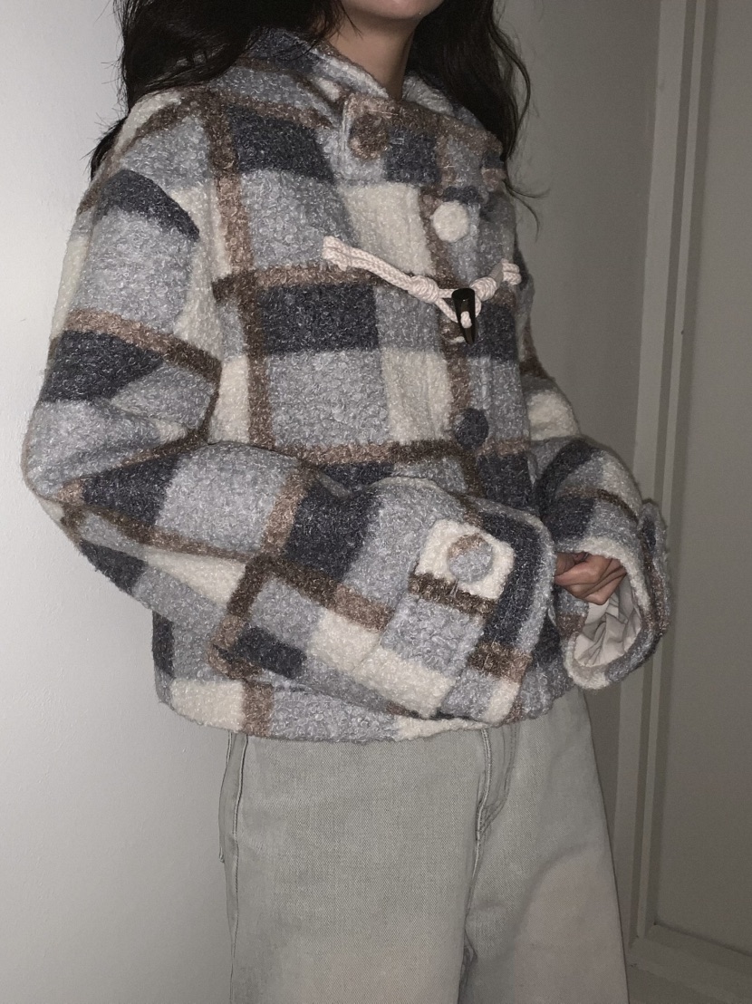 MOSMOS韓國代購㊣女士新款熱賣推薦25秋冬人氣時尚短款大衣MOSMOS短款大衣