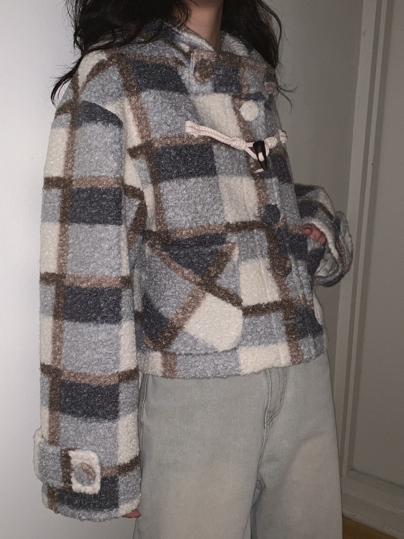 MOSMOS韓國代購㊣女士新款熱賣推薦25秋冬人氣時尚短款大衣MOSMOS短款大衣