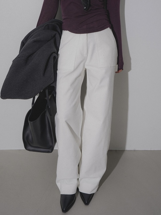 MOMENT東大門㊣代購女裝新品休閑職業人氣真品熱賣25秋冬休閑褲MOMENT/RECOVER休閑褲