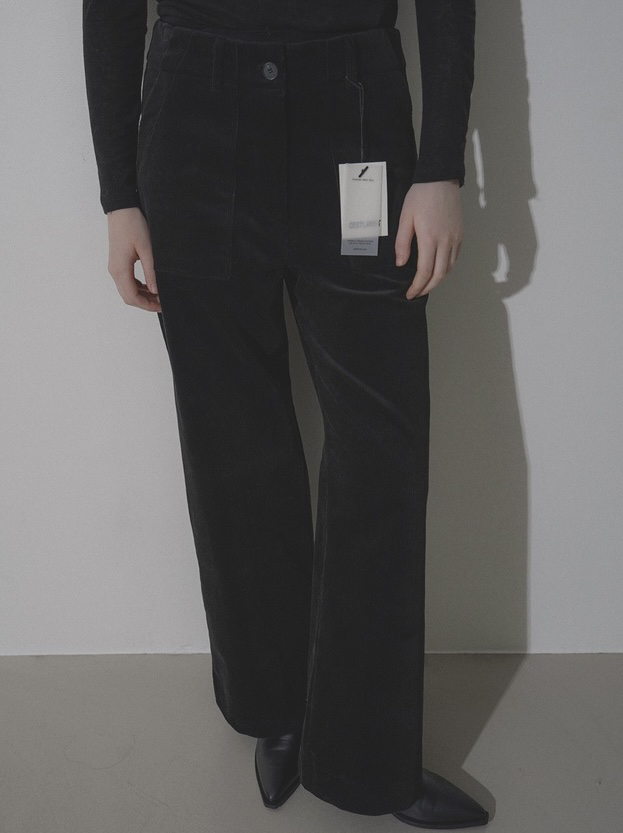 MOMENT東大門㊣代購女裝新品休閑職業人氣真品熱賣25秋冬休閑褲MOMENT/RECOVER休閑褲圖色2