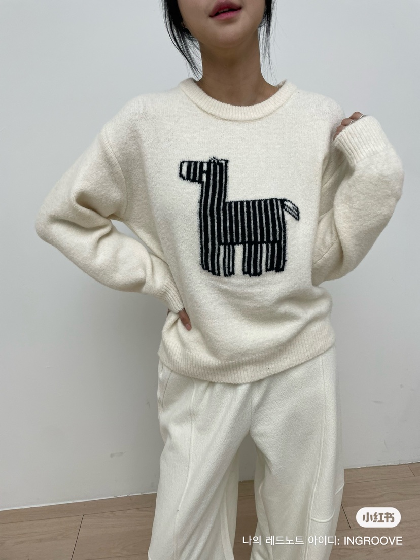 MILLIMETER東大門㊣代購女士新款25秋冬休閑人氣職業針織衫MILLIMETER/MGML針織衫