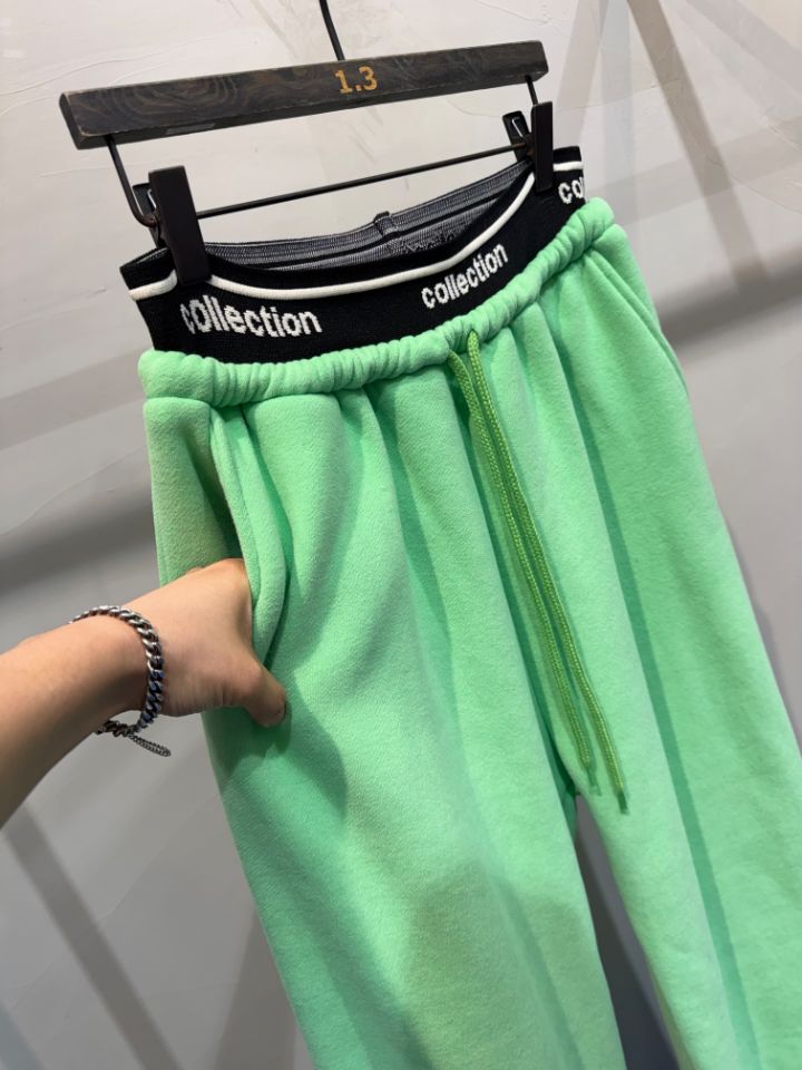 1.3韓國代購㊣女士新品休閑職業推薦人氣時尚熱賣休閑褲加絨1.3休閑褲