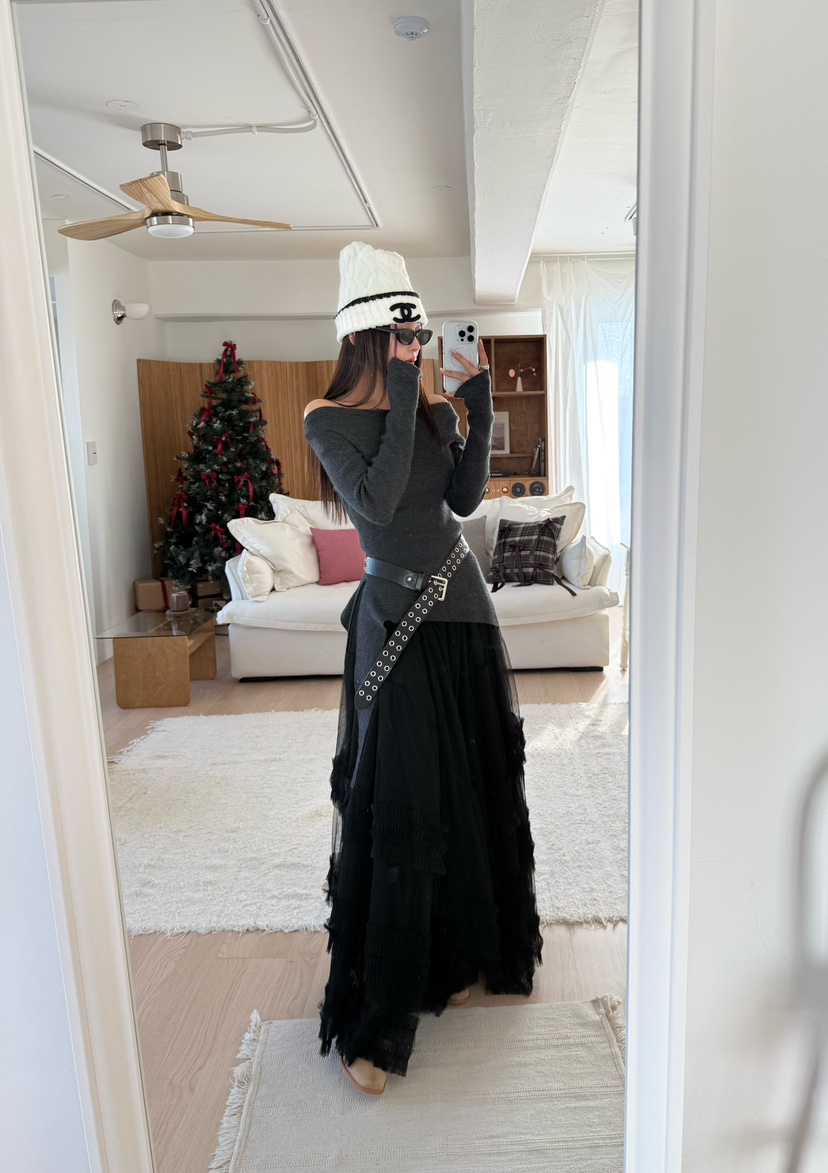 DENVER東大門㊣代購女裝新款25秋冬推薦真品時尚休閑人氣長裙DENVER長裙