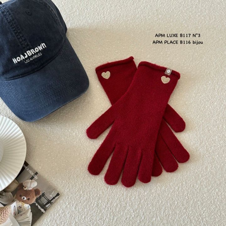 N3韓國直郵㊣女士新款職業休閑熱賣時尚真品人氣25秋冬手套N3手套圖色1