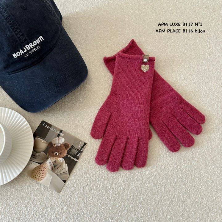 N3韓國直郵㊣女士新款職業休閑熱賣時尚真品人氣25秋冬手套N3手套圖色2