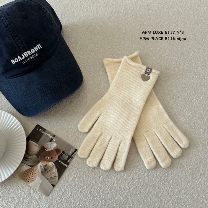 N3韓國直郵㊣女士新款職業休閑熱賣時尚真品人氣25秋冬手套N3手套圖色3