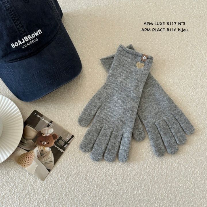 N3韓國直郵㊣女士新款職業休閑熱賣時尚真品人氣25秋冬手套N3手套圖色4