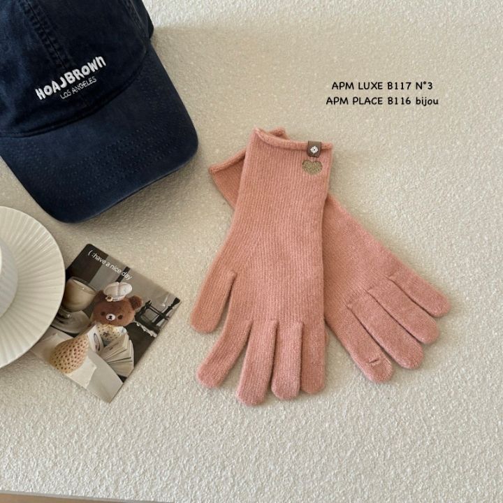 N3韓國直郵㊣女士新款職業休閑熱賣時尚真品人氣25秋冬手套N3手套圖色5