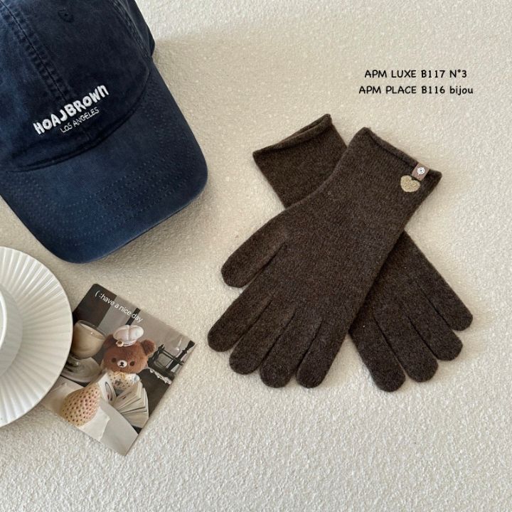 N3韓國直郵㊣女士新款職業休閑熱賣時尚真品人氣25秋冬手套N3手套圖色7