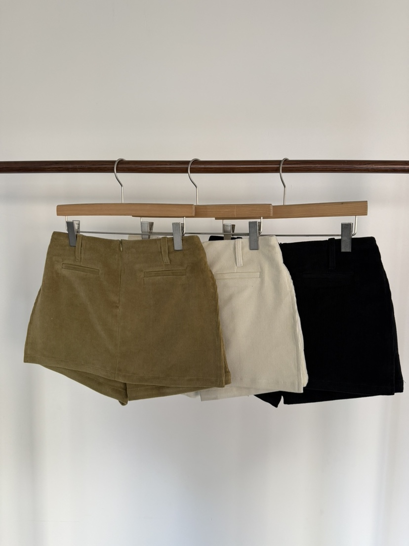 SOLAR韓國直郵㊣女士新品熱賣休閑時尚職業推薦25秋冬裙褲燈芯絨SOLAR裙褲