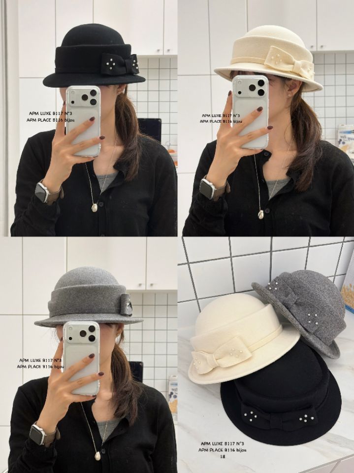 N3韓國直郵㊣女士新品推薦真品25秋冬休閑職業人氣時尚帽子N3帽子