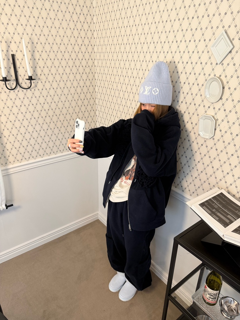 ZEROZERO韓國代購㊣女裝新品真品25秋冬夾克連帽拉鏈衫抓絨ZEROZERO夾克