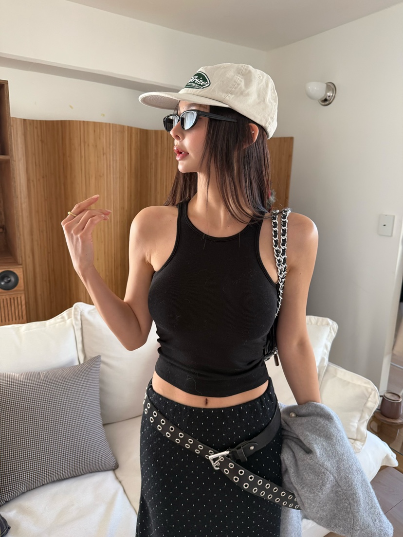 DENVER東大門㊣直郵女裝新款推薦時尚真品休閑熱賣吊帶背心DENVER吊帶/背心