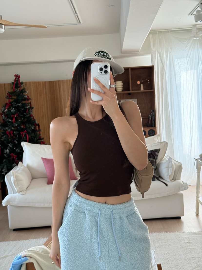 DENVER東大門㊣直郵女裝新款推薦時尚真品休閑熱賣吊帶背心DENVER吊帶/背心圖色2