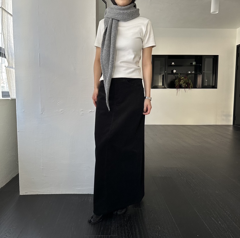 MOMENT韓國代購㊣女裝新品休閑職業人氣時尚真品熱賣25秋冬長裙MOMENT/RECOVER長裙